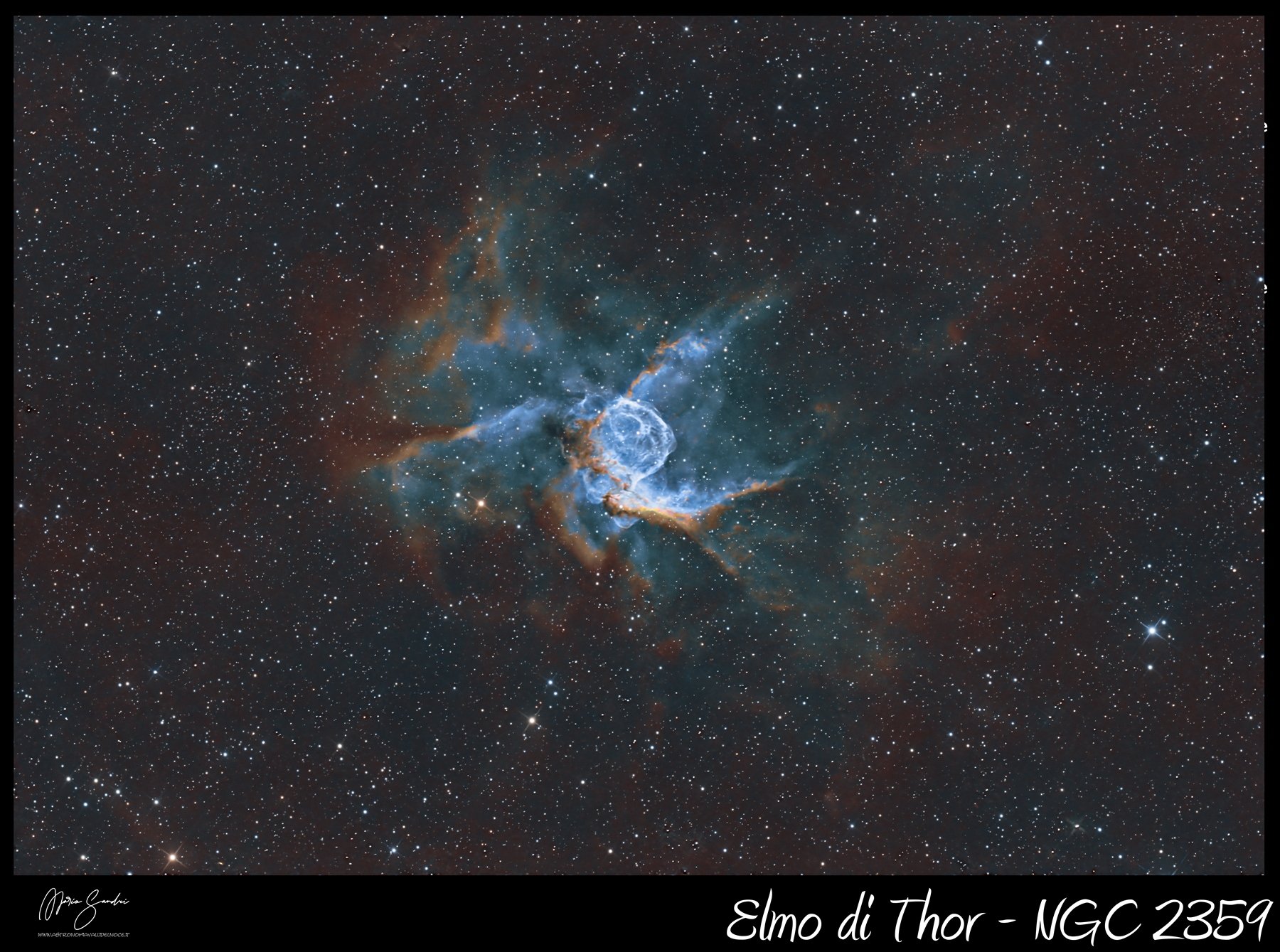 Al momento stai visualizzando La Nebulosa Elmo di Thor: Un Gioiello Celeste dall’Aspetto Mitologico